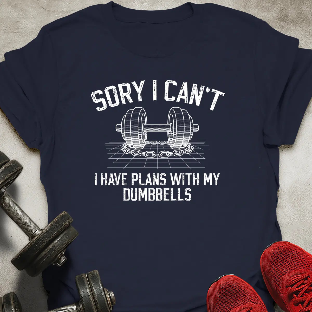 Plans With Dumbbells T-Shirt