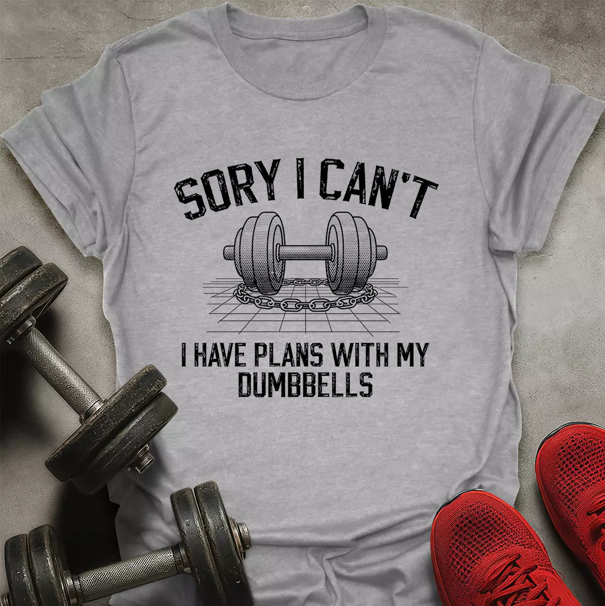 Plans With Dumbbells T-Shirt