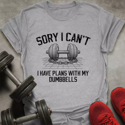 Plans With Dumbbells T-Shirt