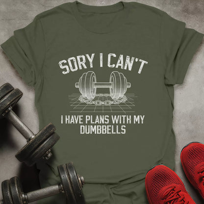 Plans With Dumbbells T-Shirt