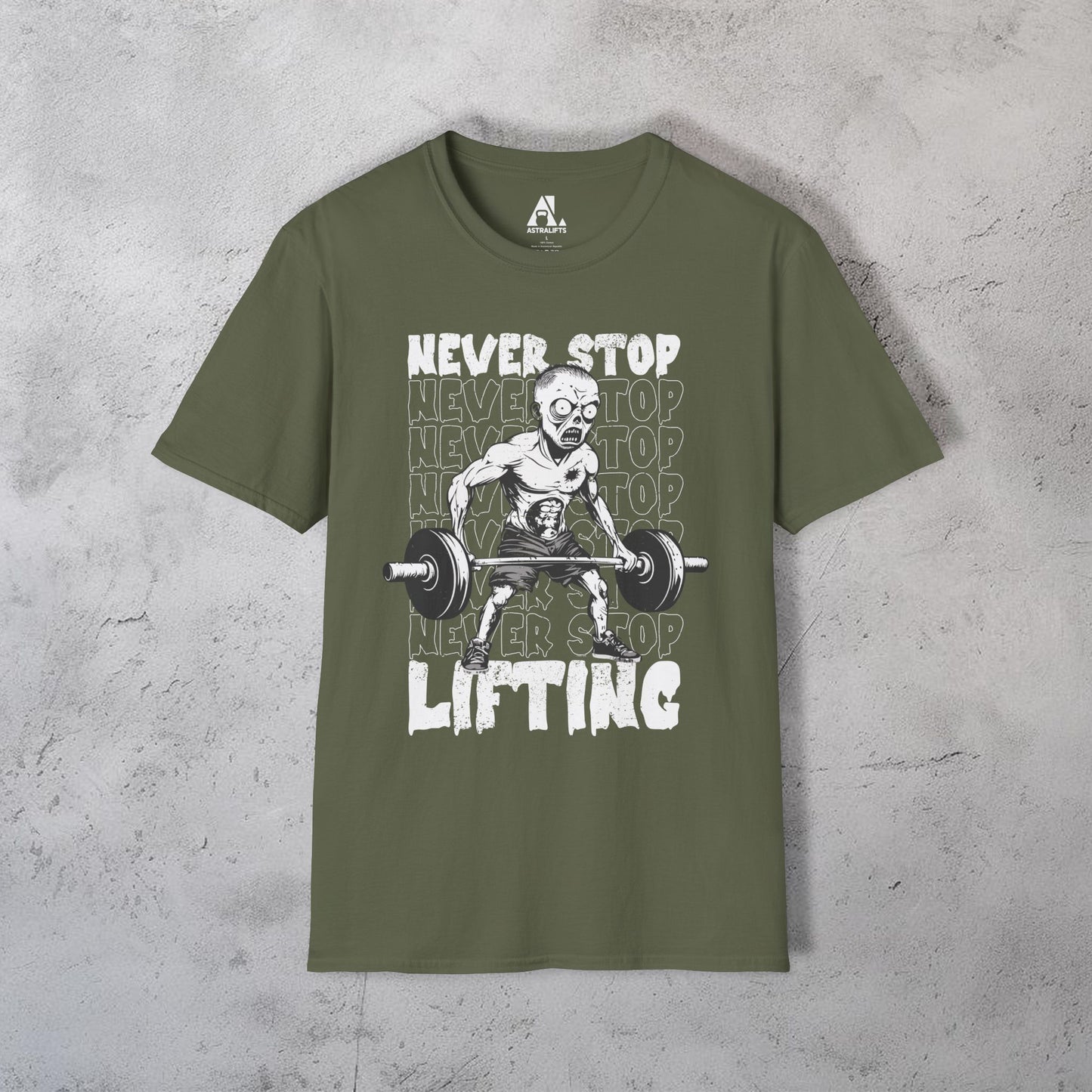 Never Stop Lifting T-Shirt