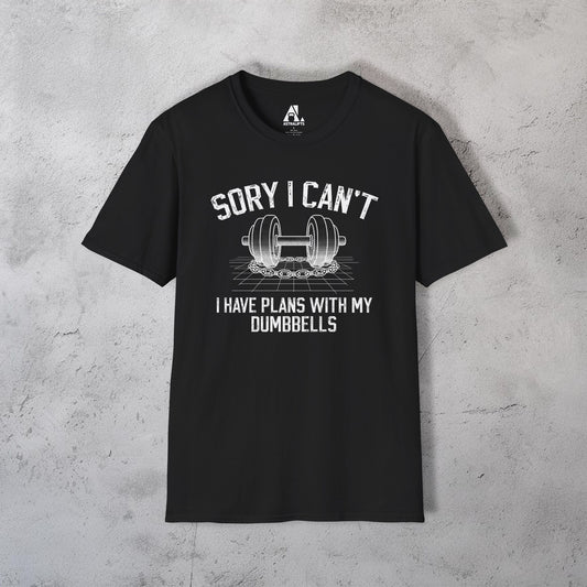 Plans With My Dumbbells T-Shirt