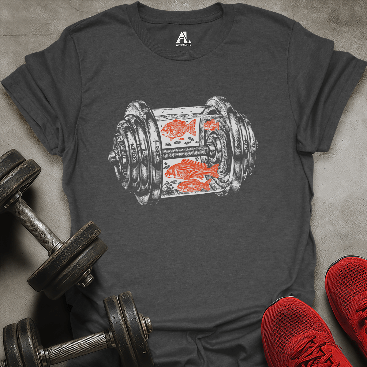 Dumbbell Aquarium T-Shirt
