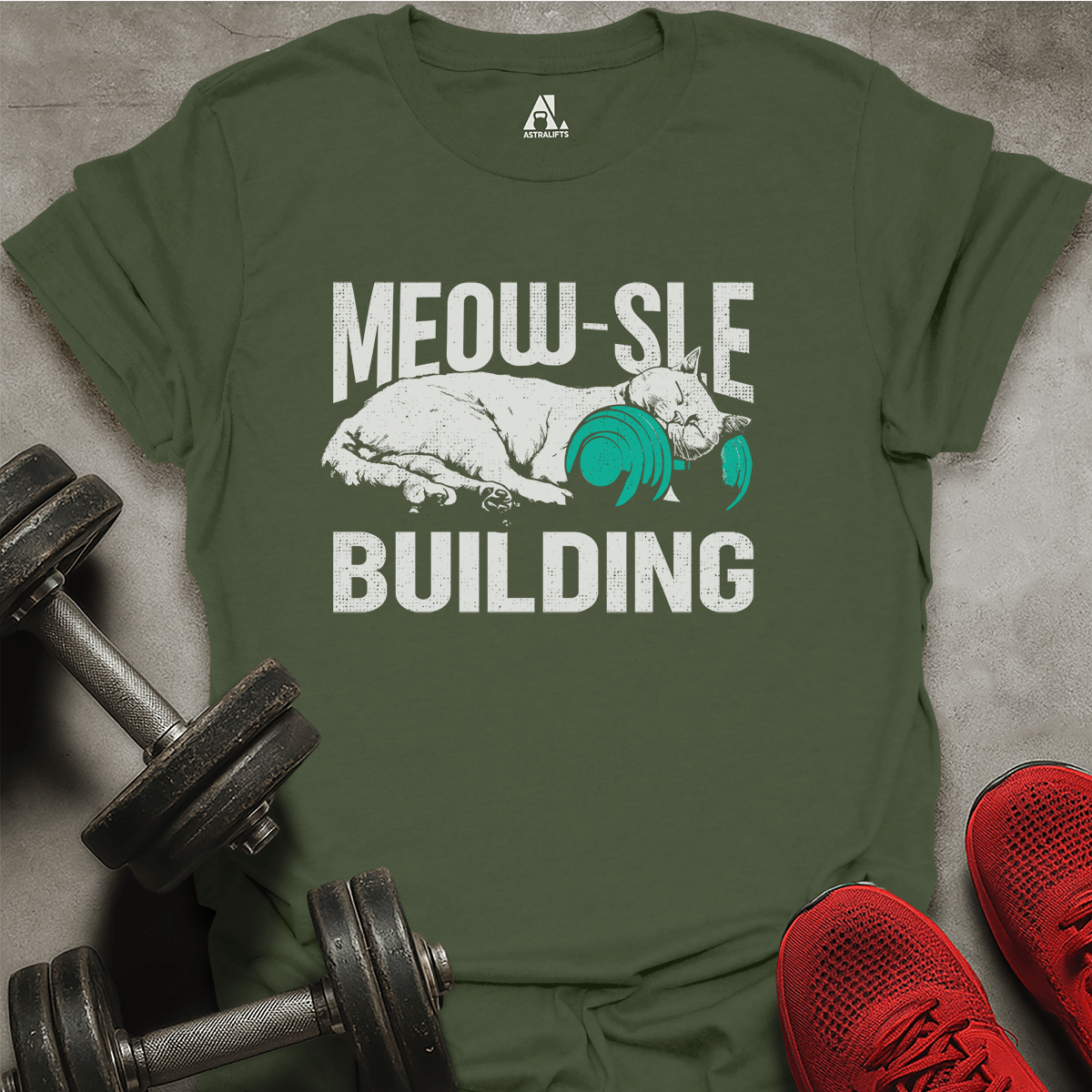 Meow-sle Building T-Shirt