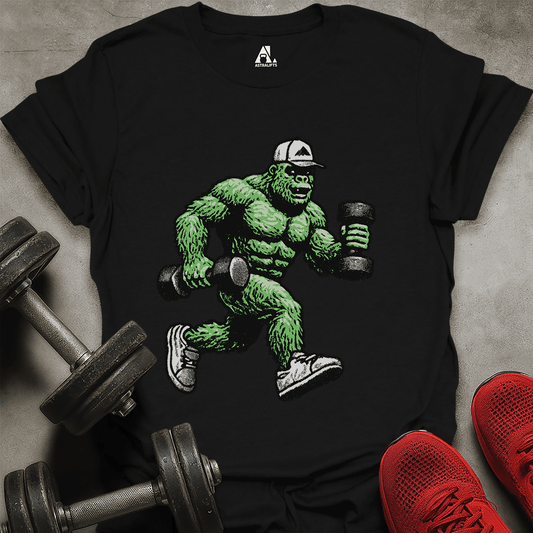 Green Big Foot T-Shirt