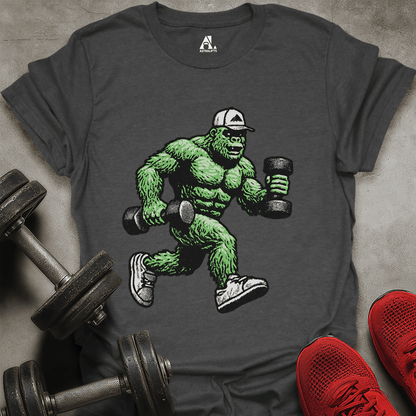 Green Big Foot T-Shirt