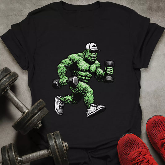 Green Big Foot T-Shirt