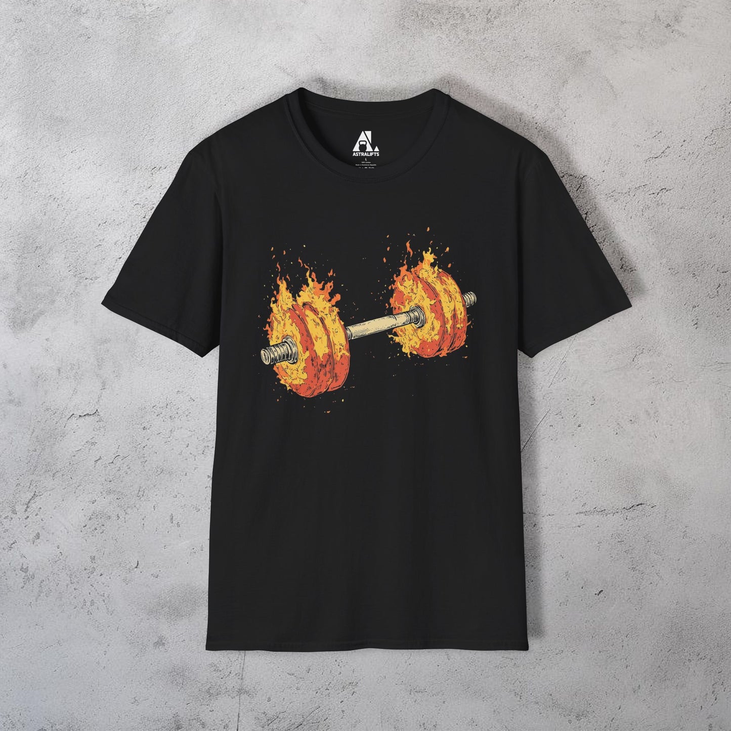 Dumbbell On Fire T-Shirt