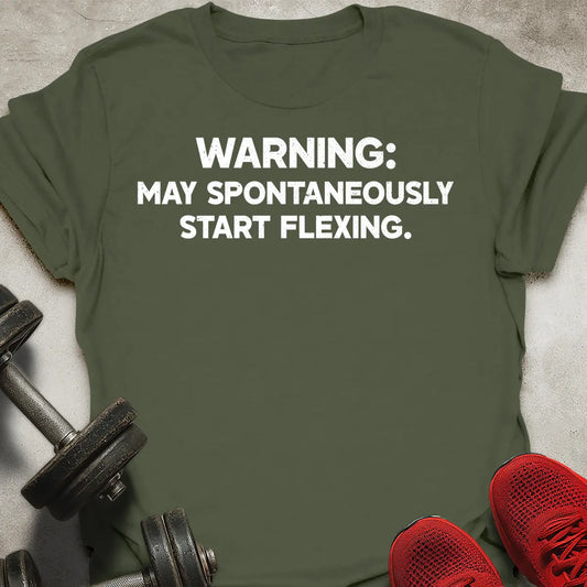 Spontaneously Flexing T-Shirt