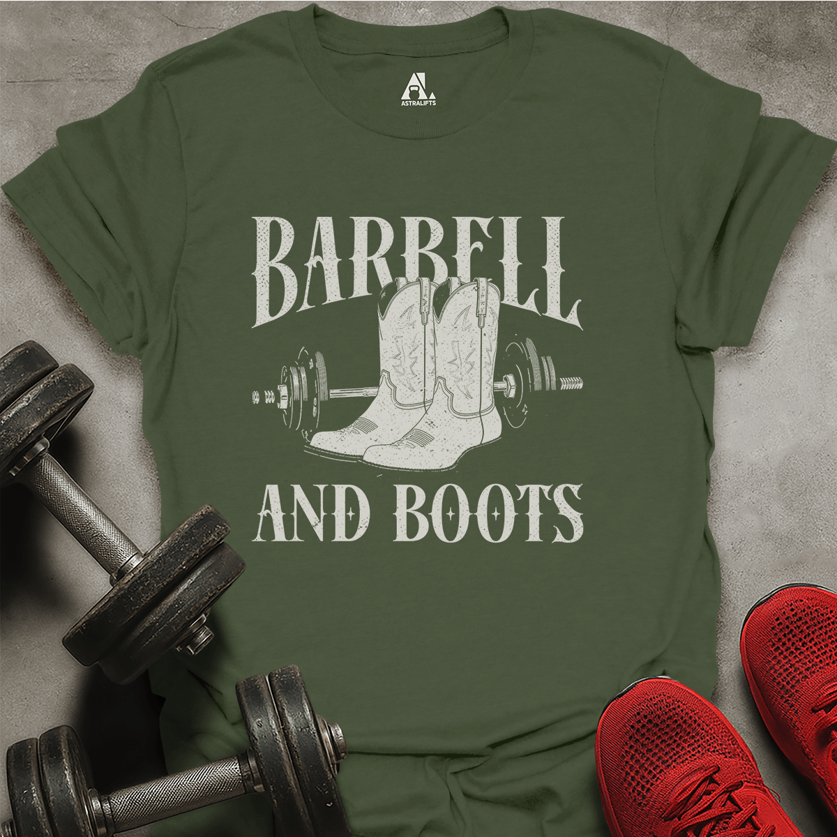 Barbell And Boots T-Shirt