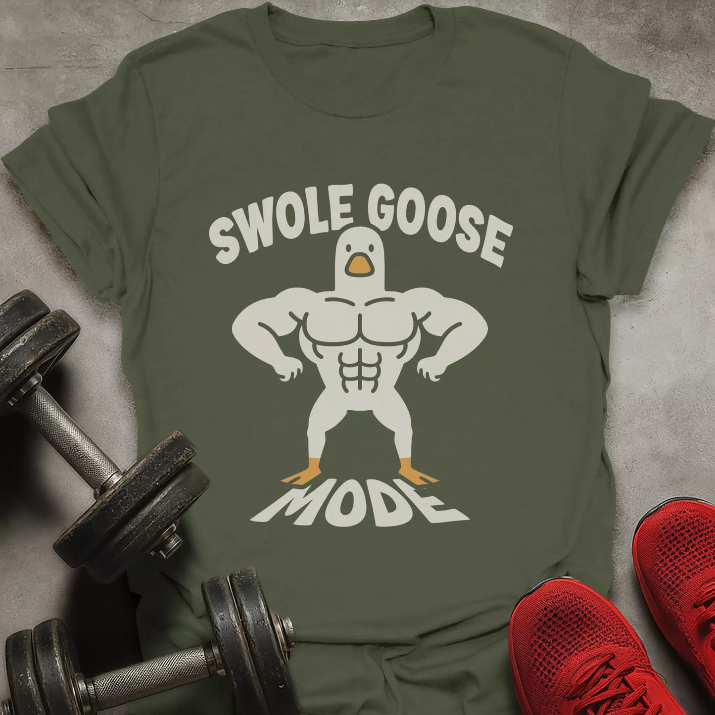 Swole Goose Mode T-Shirt