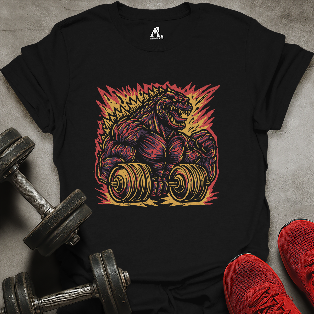 Godzilla On Fire T-Shirt