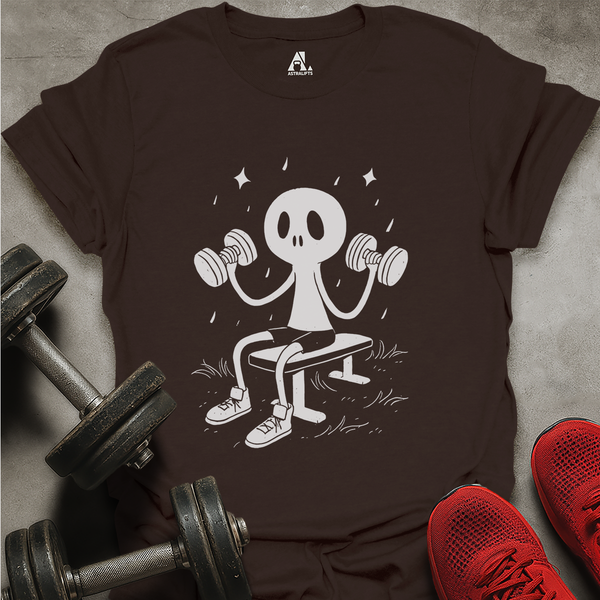 Stickman Working Out T-Shirt