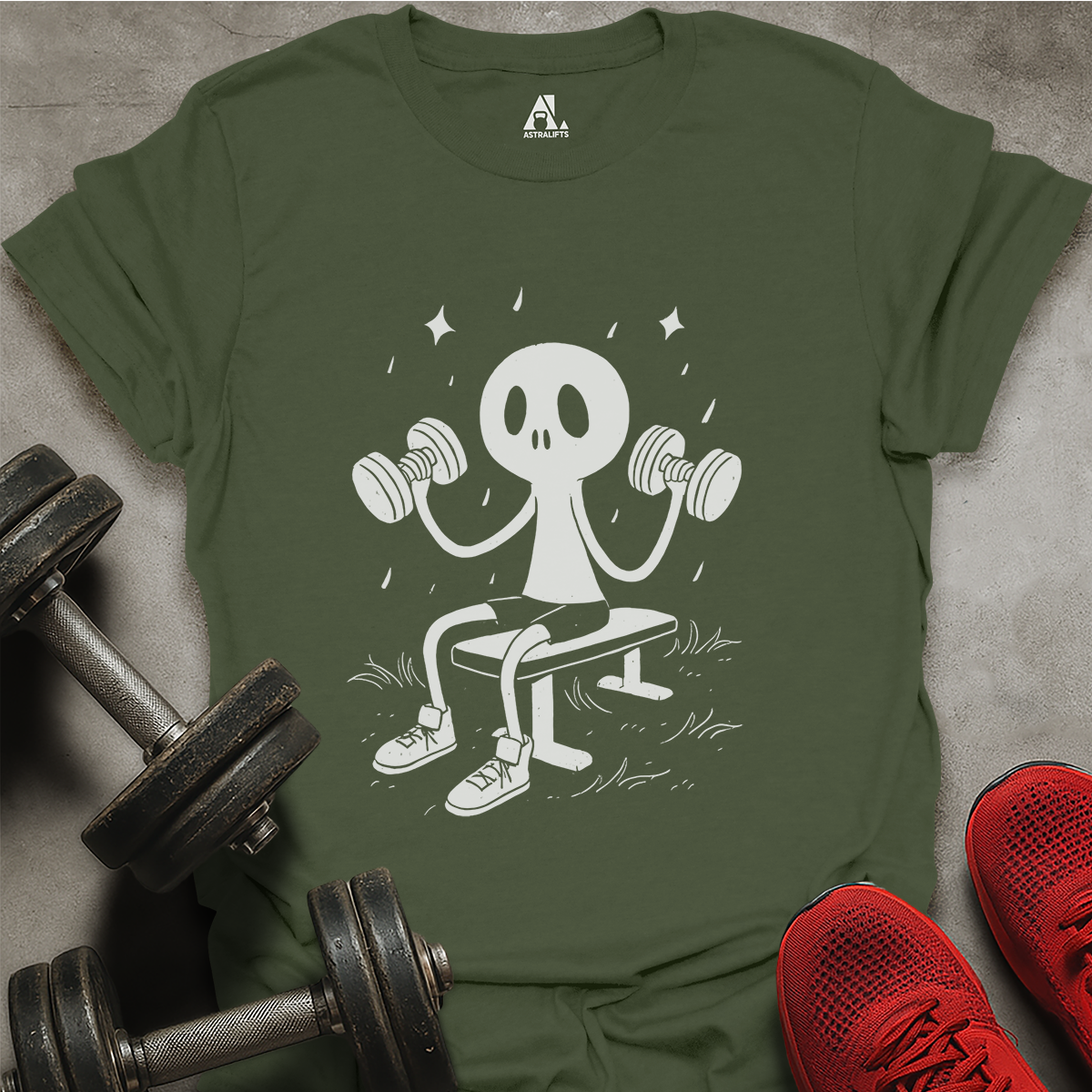 Stickman Working Out T-Shirt