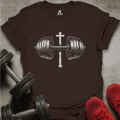 Barbell Cross T-Shirt