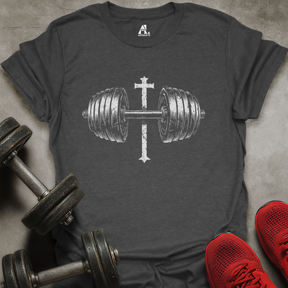 Barbell Cross T-Shirt