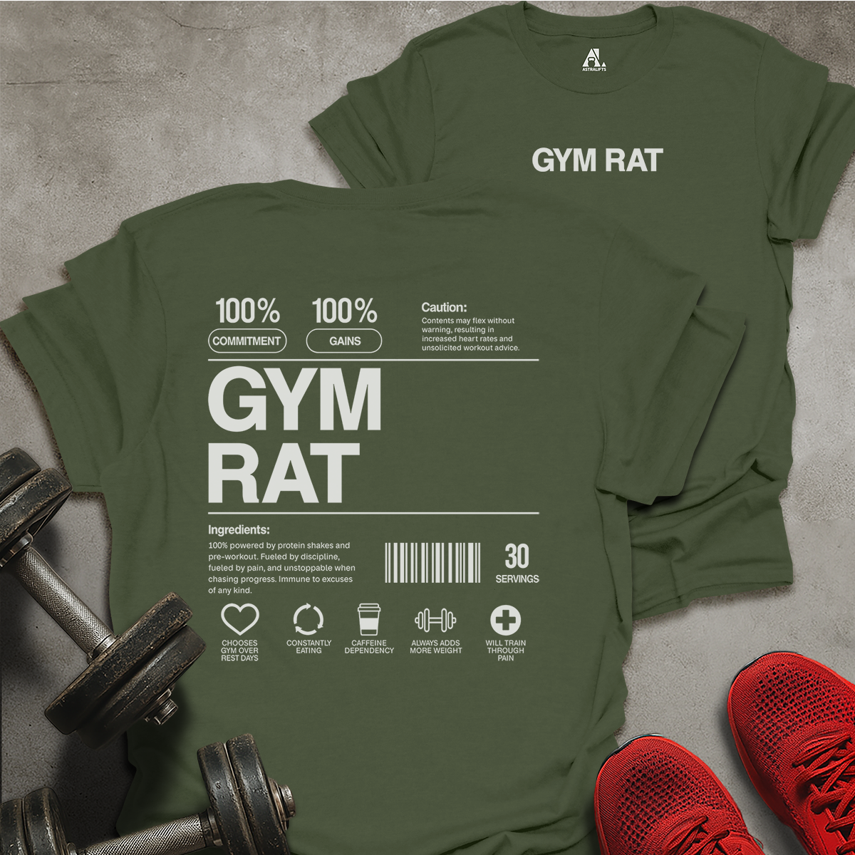 Gym Rats Contents T-Shirt