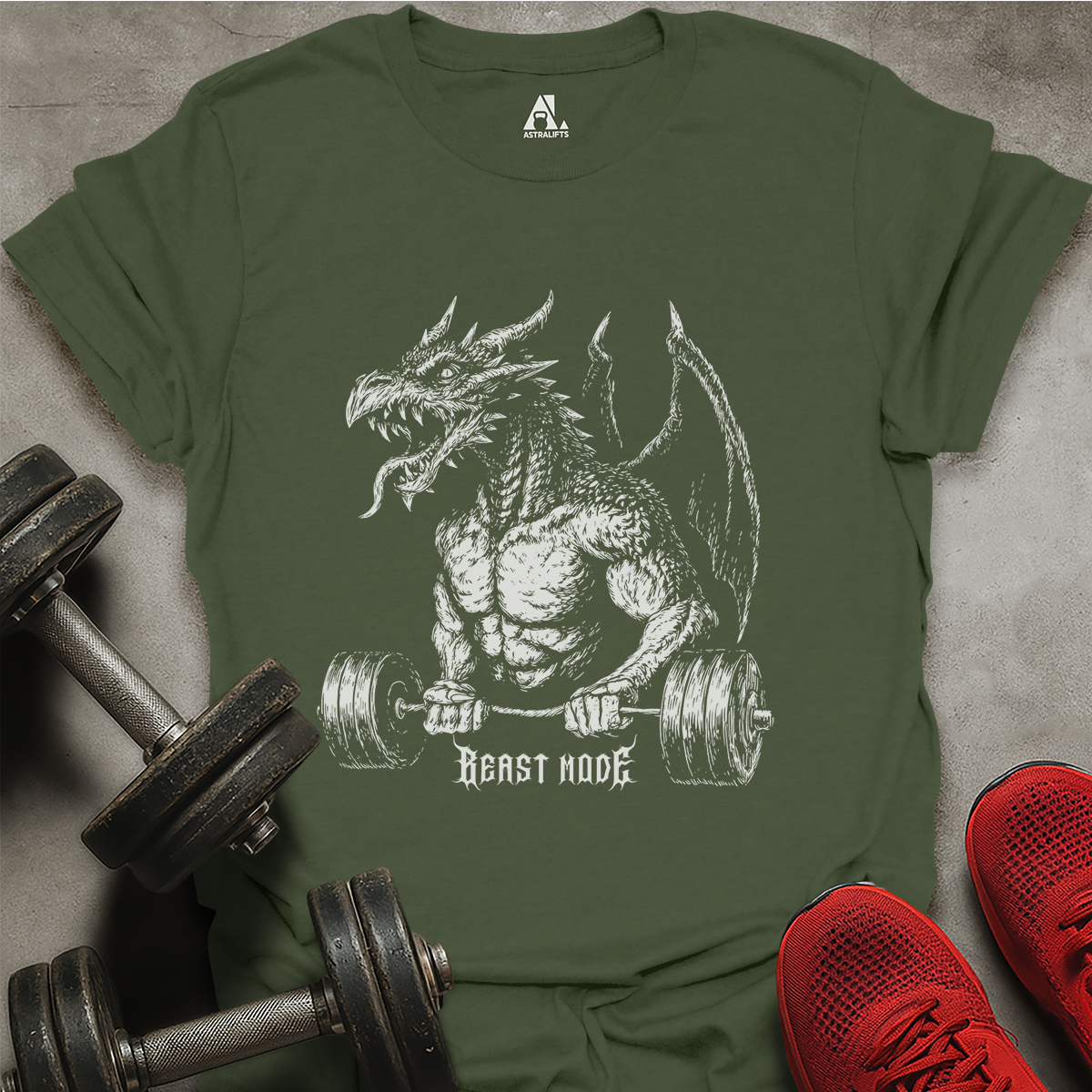 Beast Mode Dragon T-Shirt