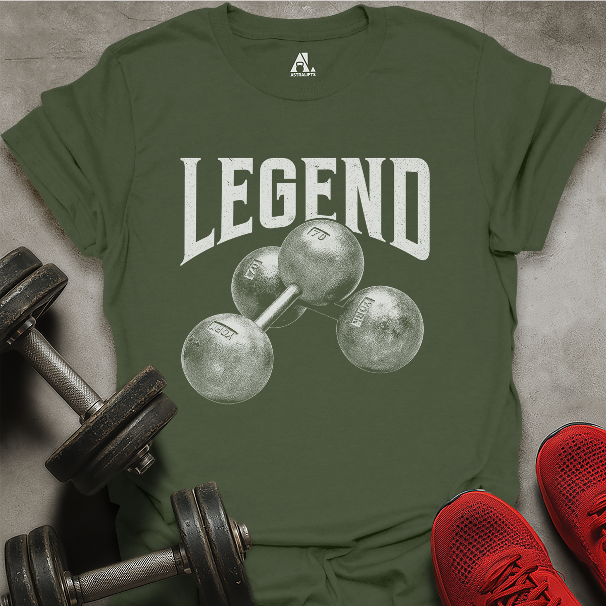 Legend Dumbbells T-Shirt