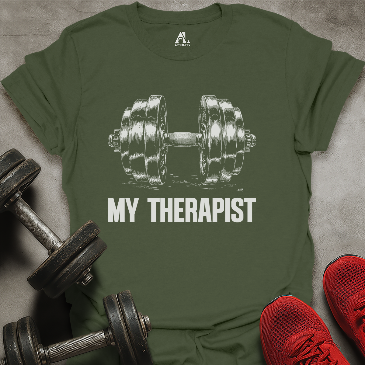 Dumbbell Therapist T-Shirt