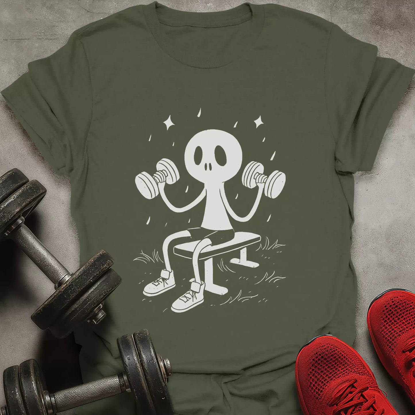Stickman Working Out T-Shirt