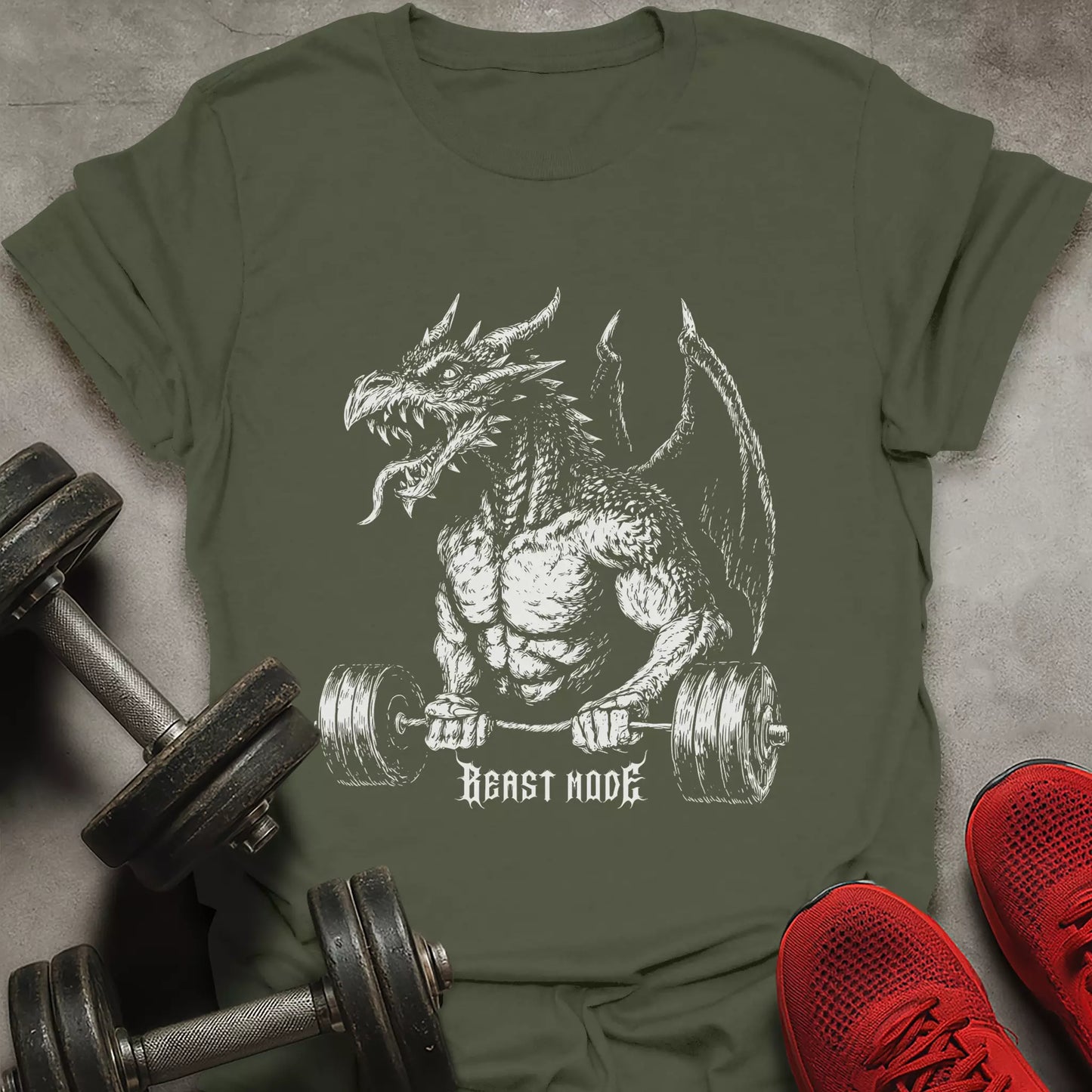 Beast Mode Dragon T-Shirt
