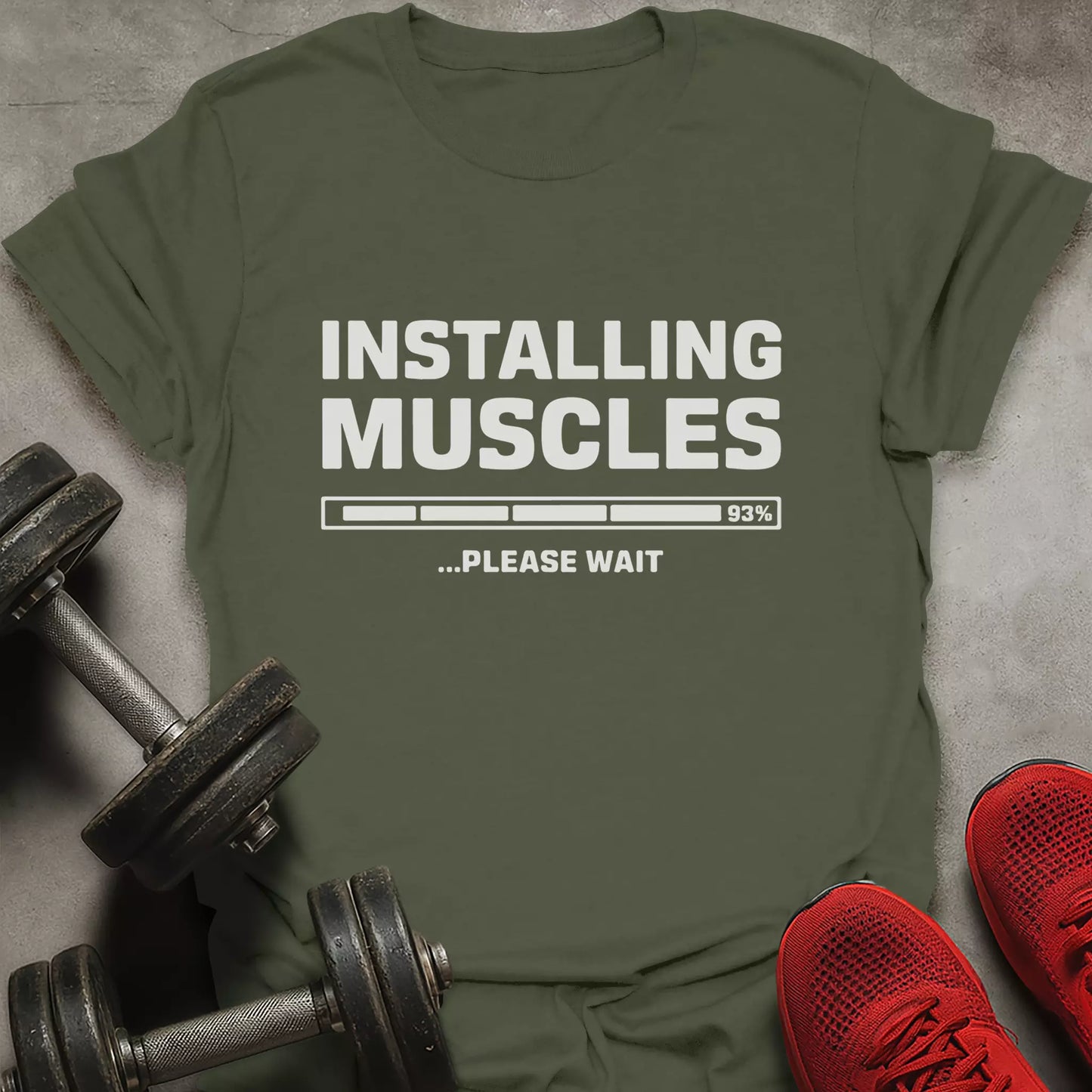 Installing Muscles T-Shirt