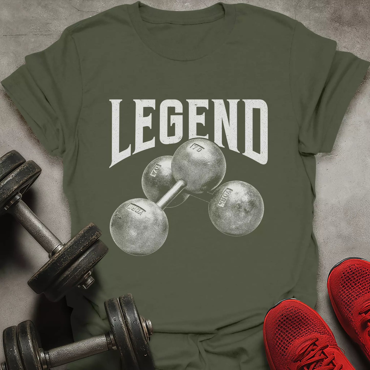 Legend Dumbbells T-Shirt
