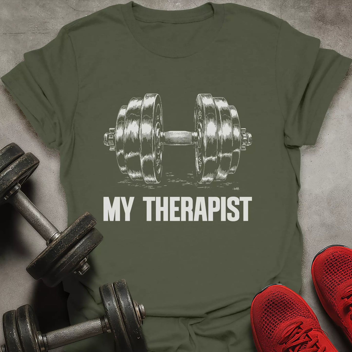 Dumbbell Therapist T-Shirt