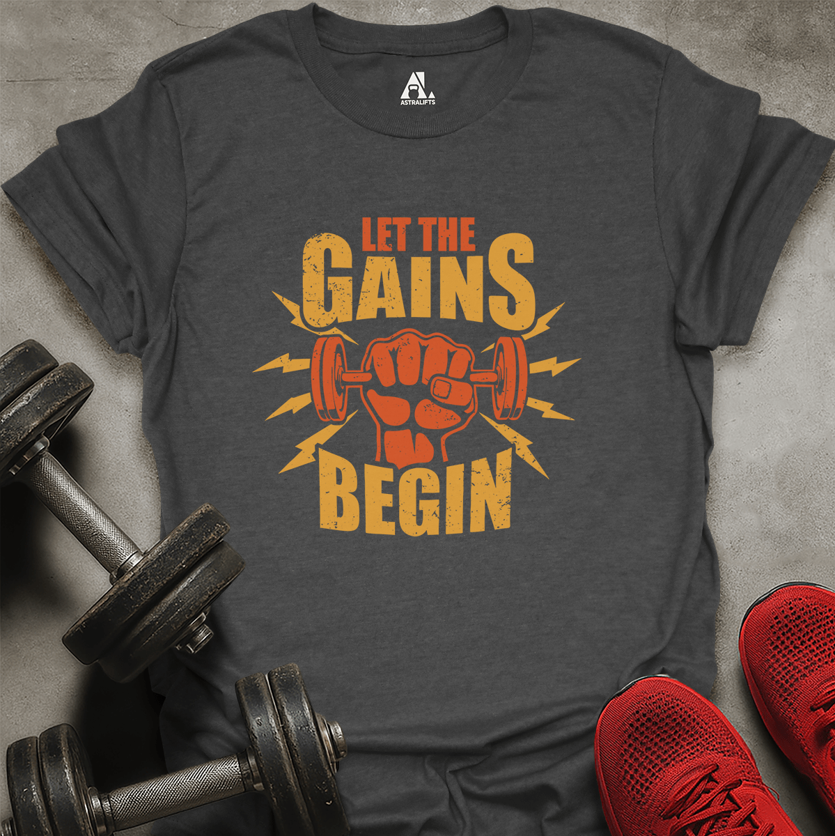The Gains Begin T-Shirt