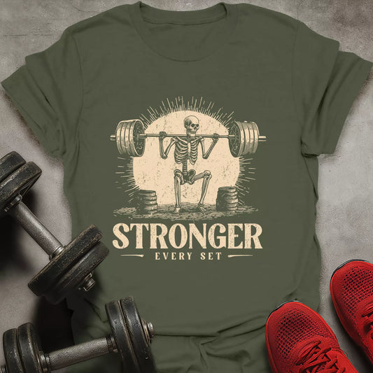 Stronger Every Set T-Shirt