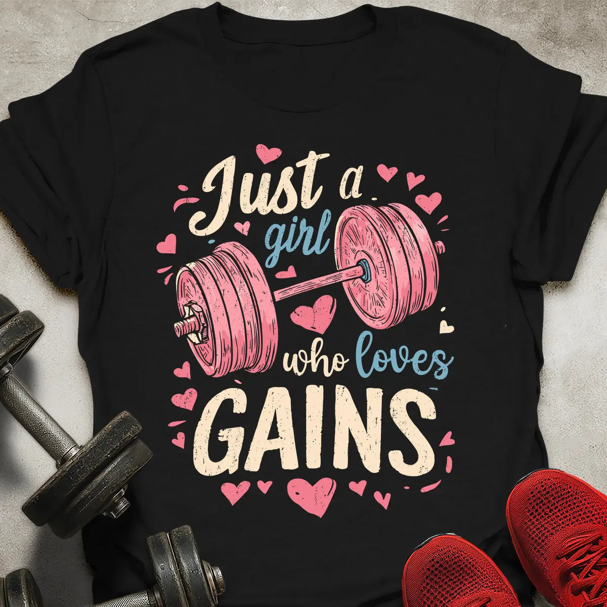 Girl Who Loves Gains T-Shirt