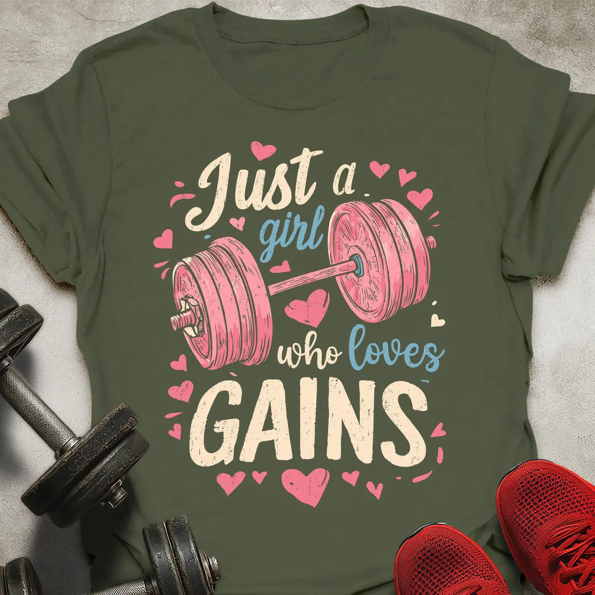 Girl Who Loves Gains T-Shirt