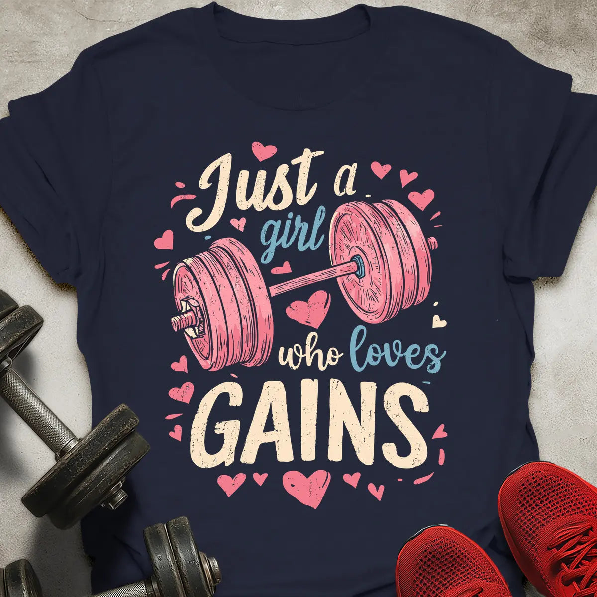 Girl Who Loves Gains T-Shirt