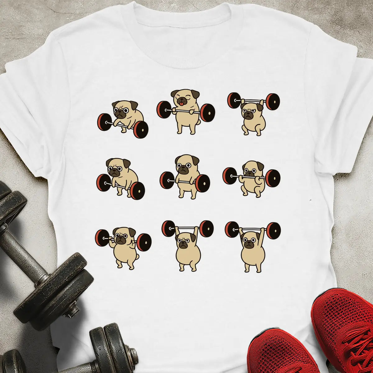 Pug Lifting T-Shirt