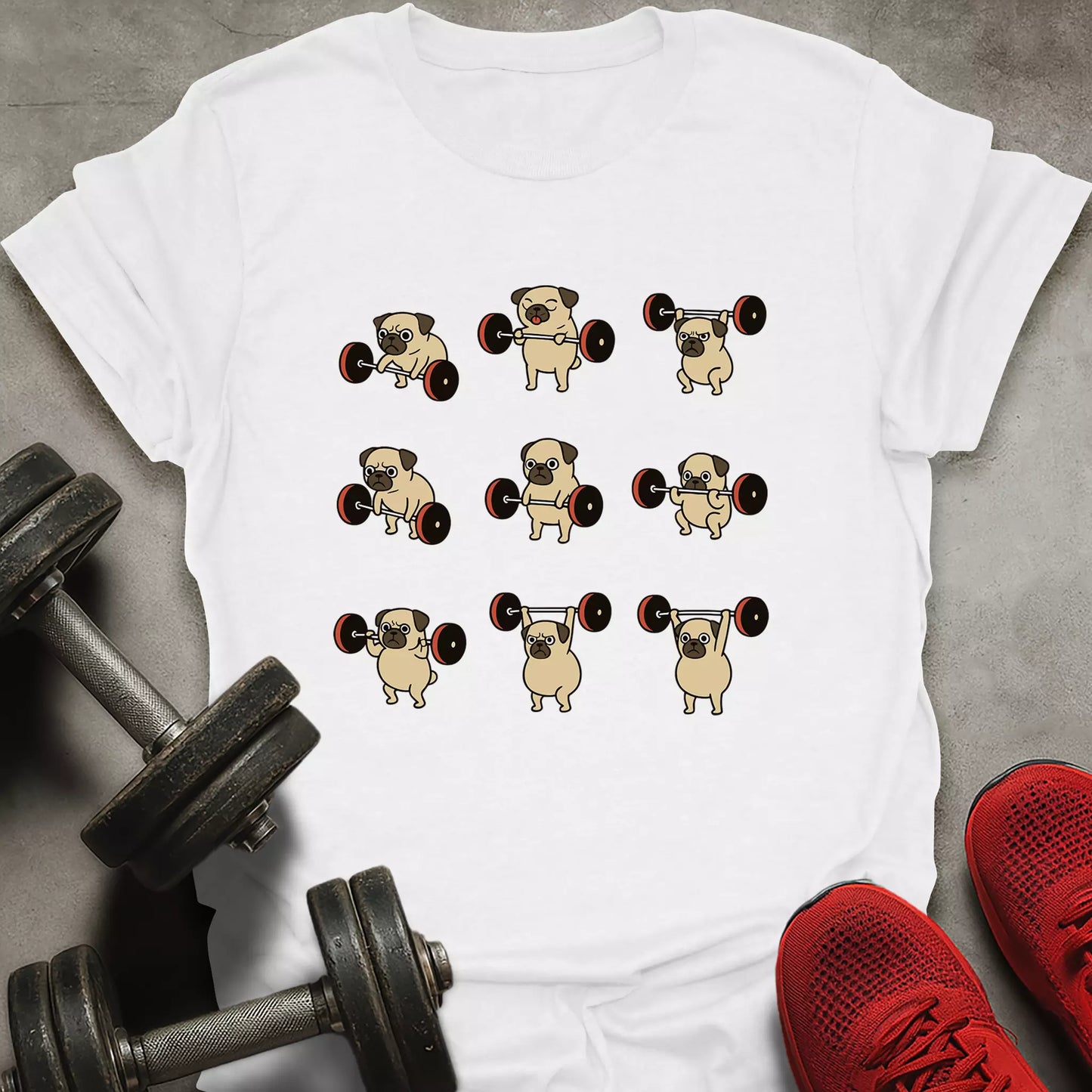 Pug Lifting T-Shirt