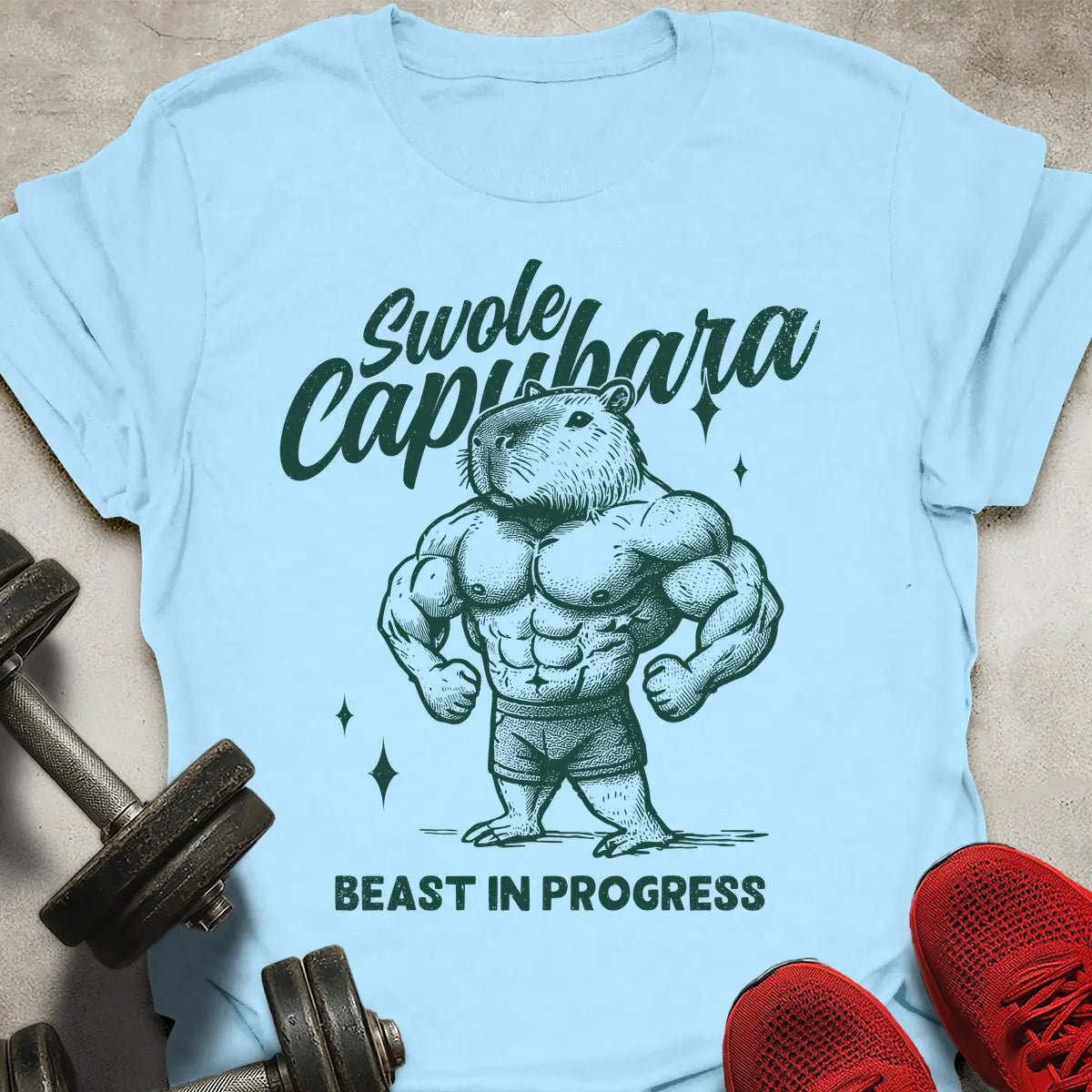 Swole Capybara T-Shirt