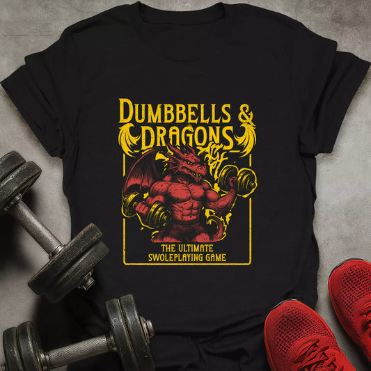 Dumbbells and Dragons T-Shirt