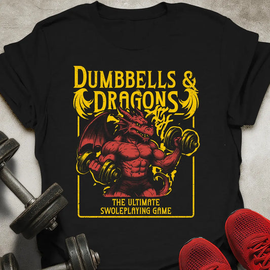Dumbbells and Dragons T-Shirt