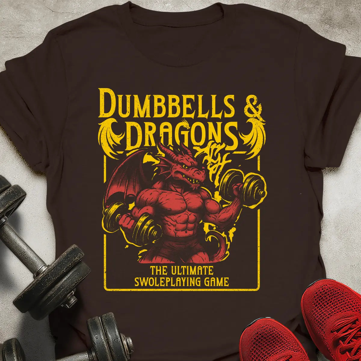 Dumbbells and Dragons T-Shirt