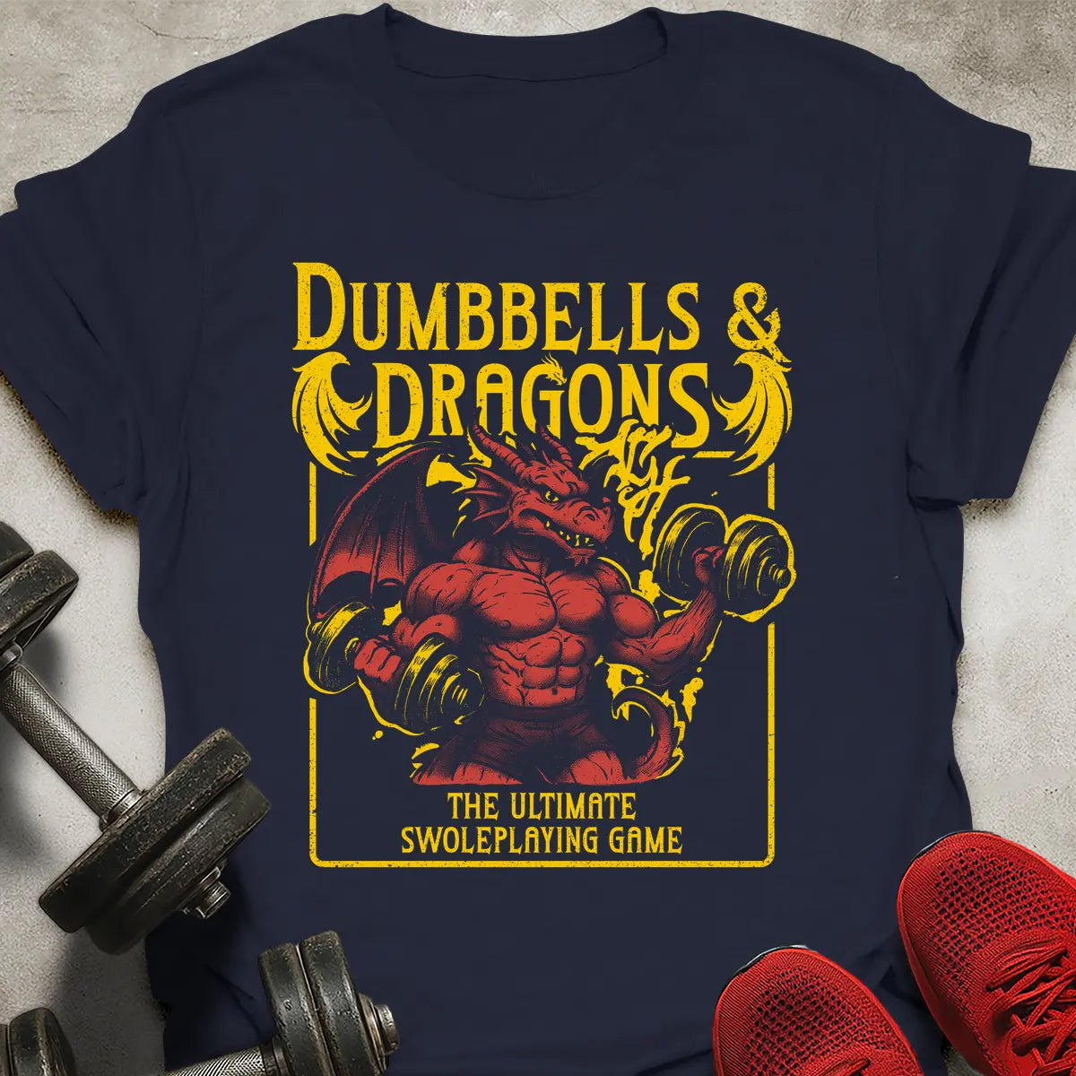 Dumbbells and Dragons T-Shirt