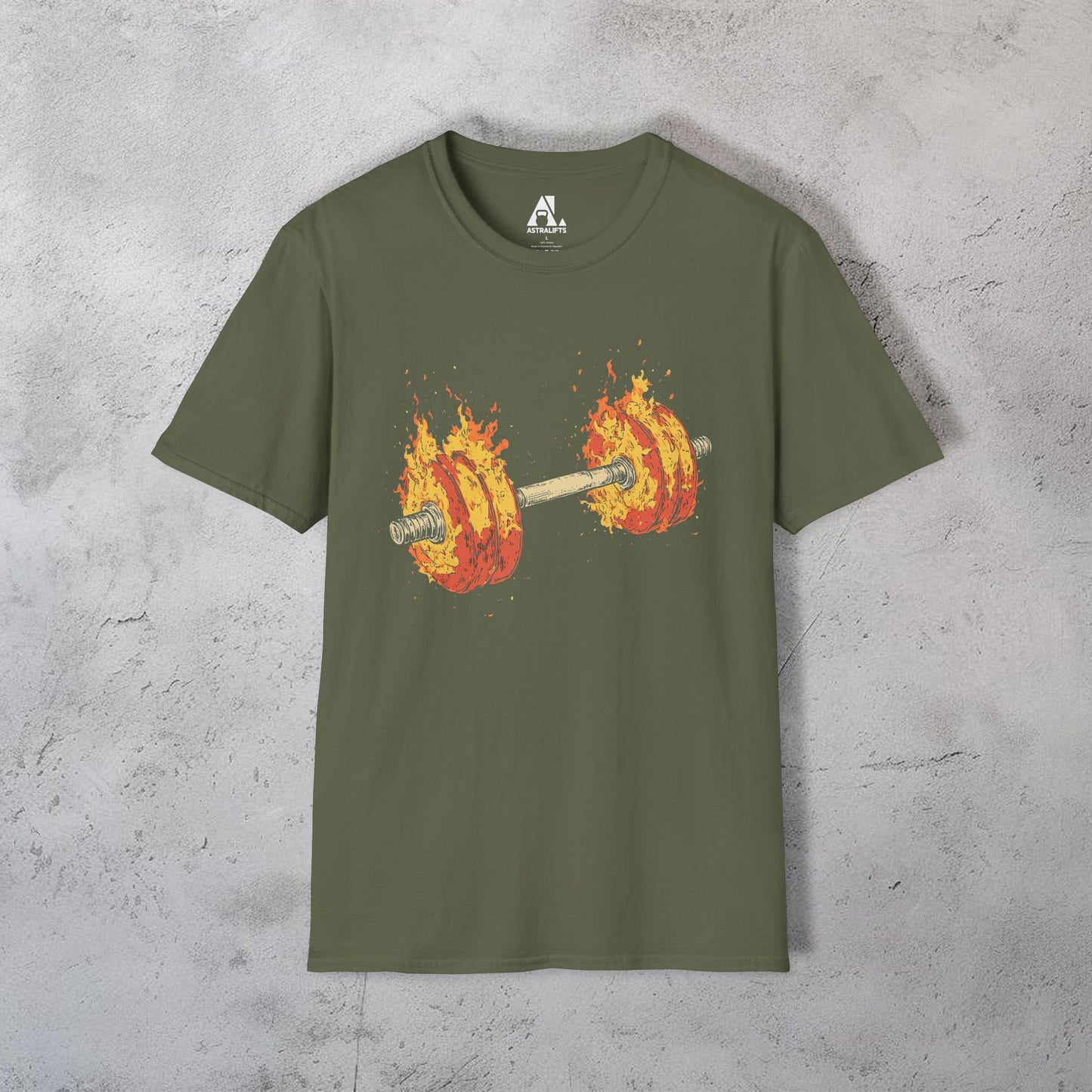 Dumbbell On Fire T-Shirt