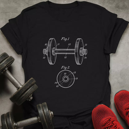 Dumbbell Blueprint T-Shirt
