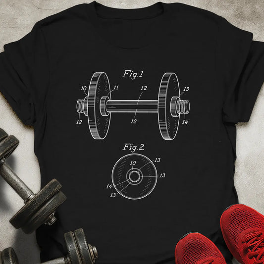 Dumbbell Blueprint T-Shirt