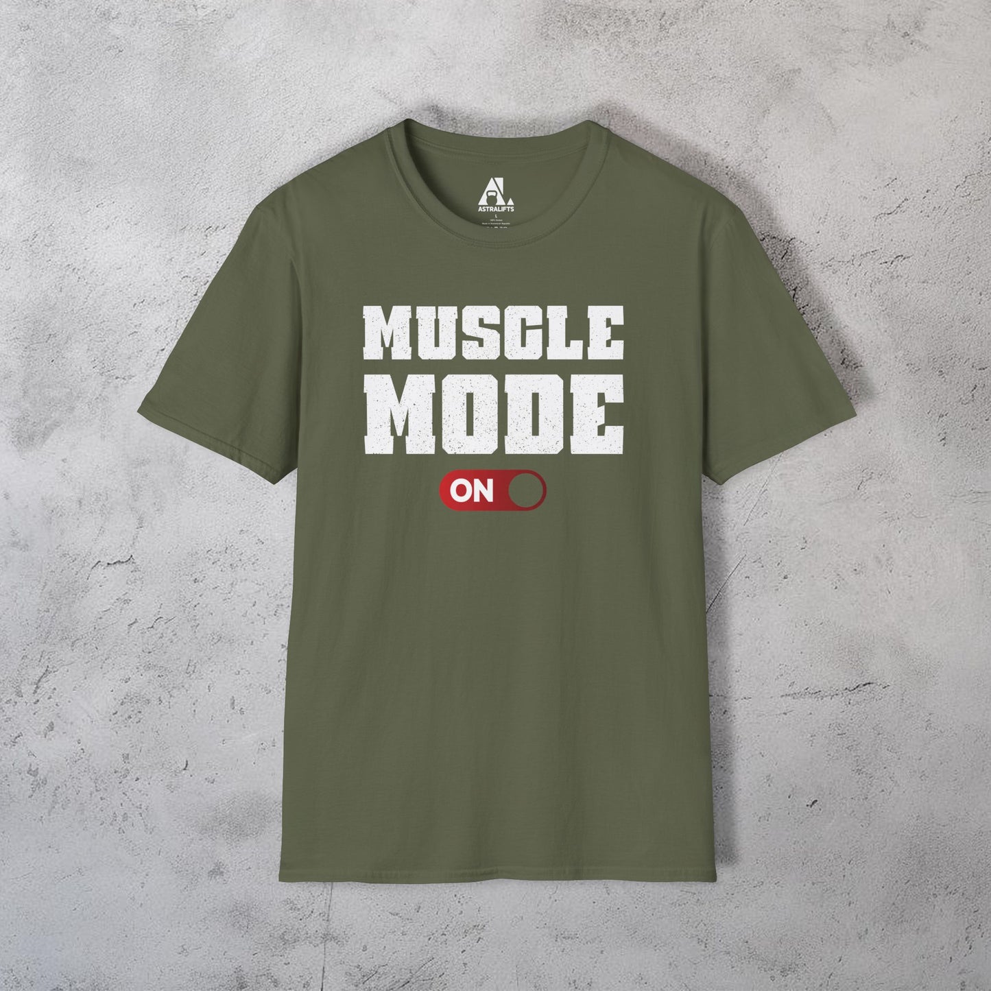 Muscle Mode On T-Shirt