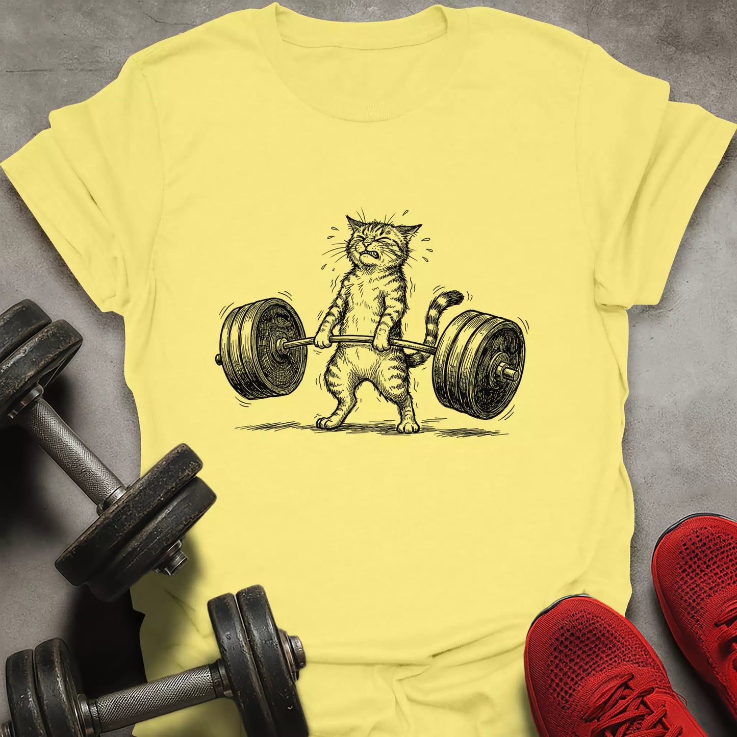 Cat Lifting T-Shirt