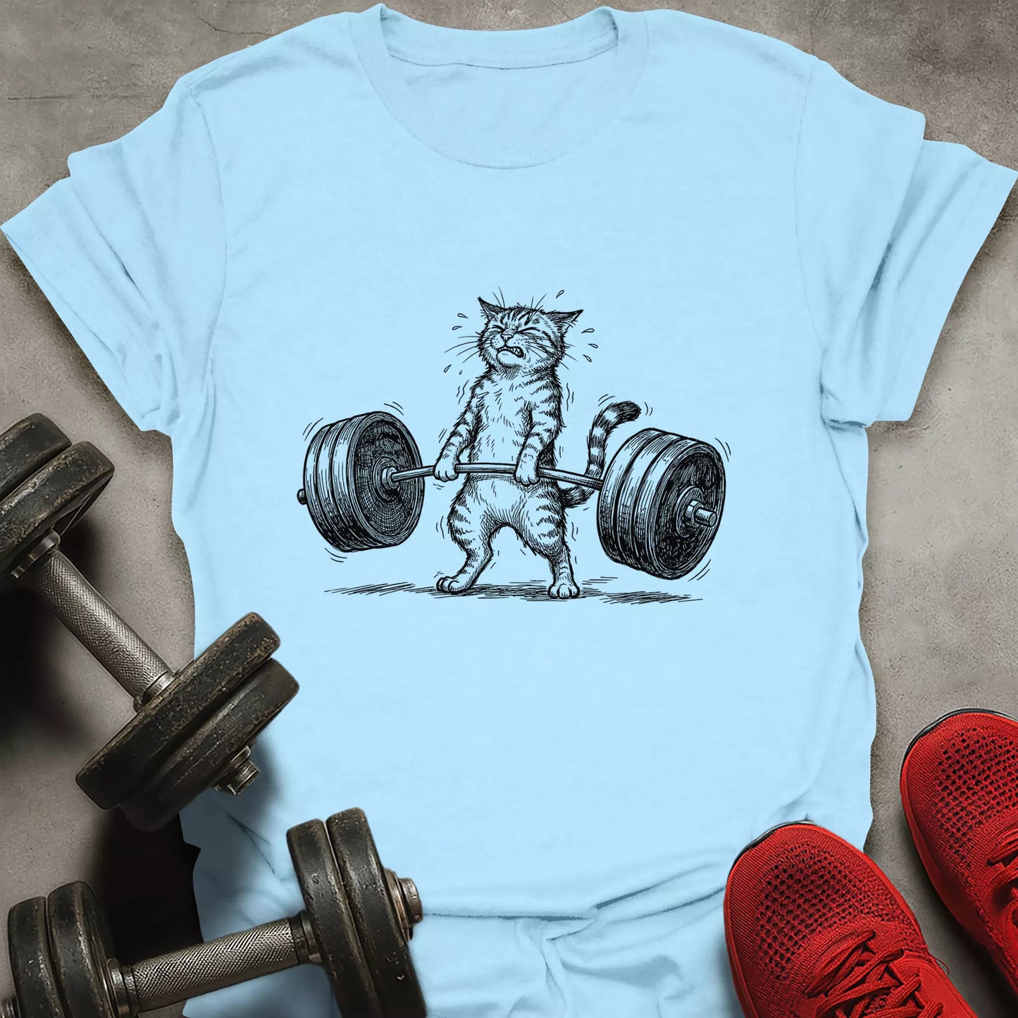 Cat Lifting T-Shirt
