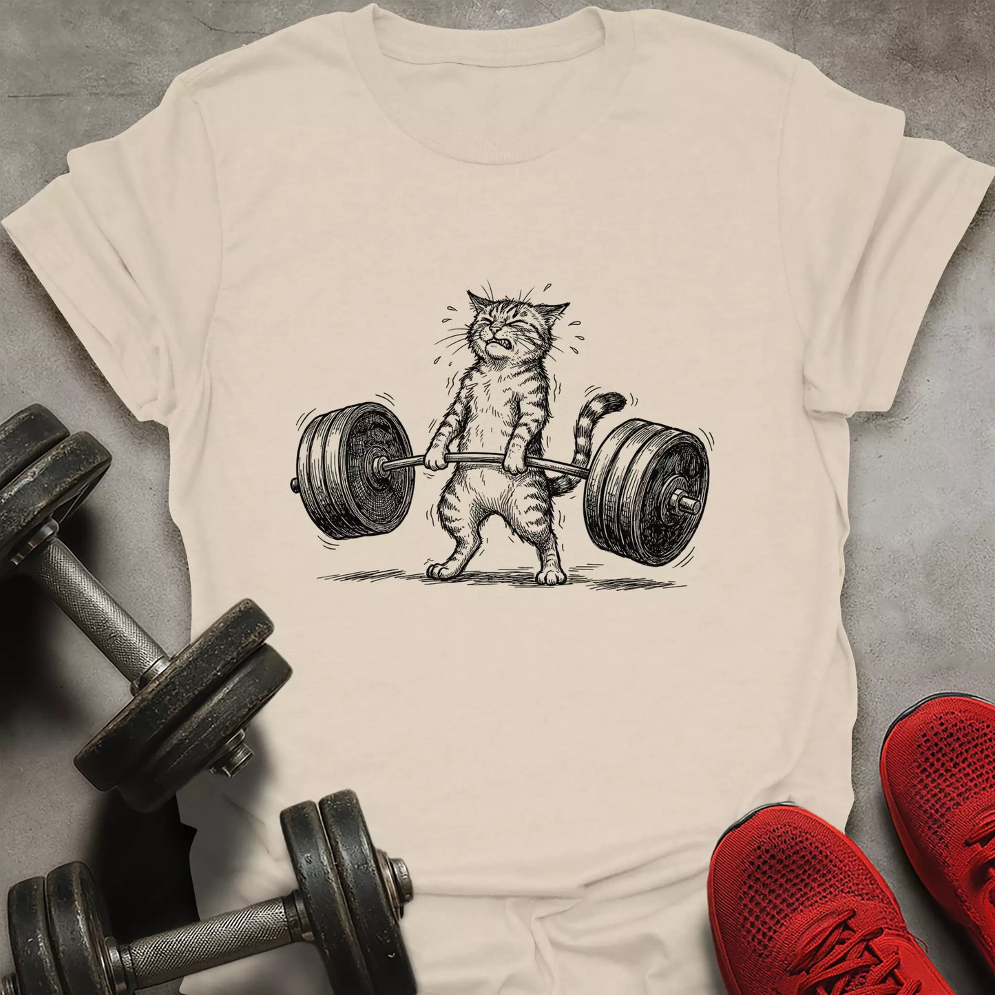 Cat Lifting T-Shirt