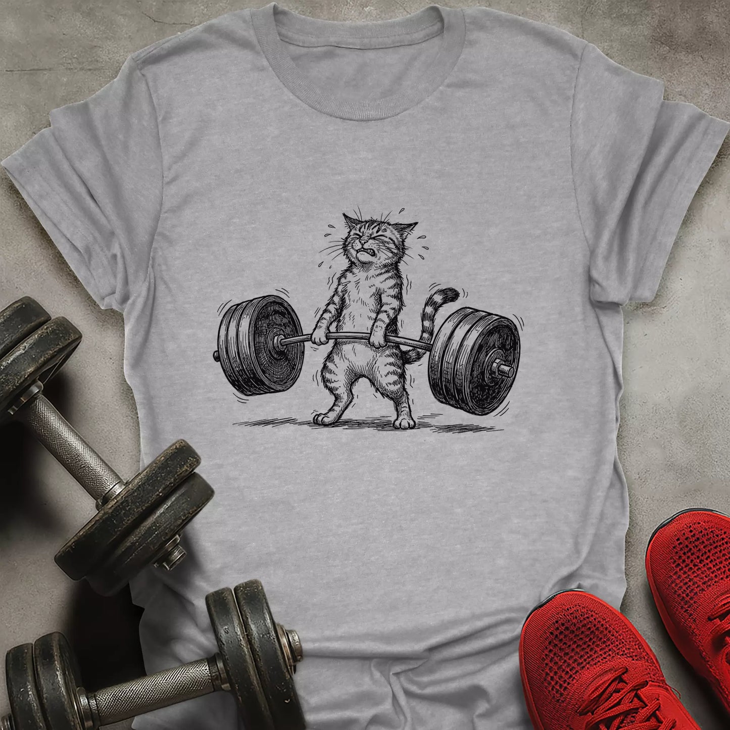 Cat Lifting T-Shirt
