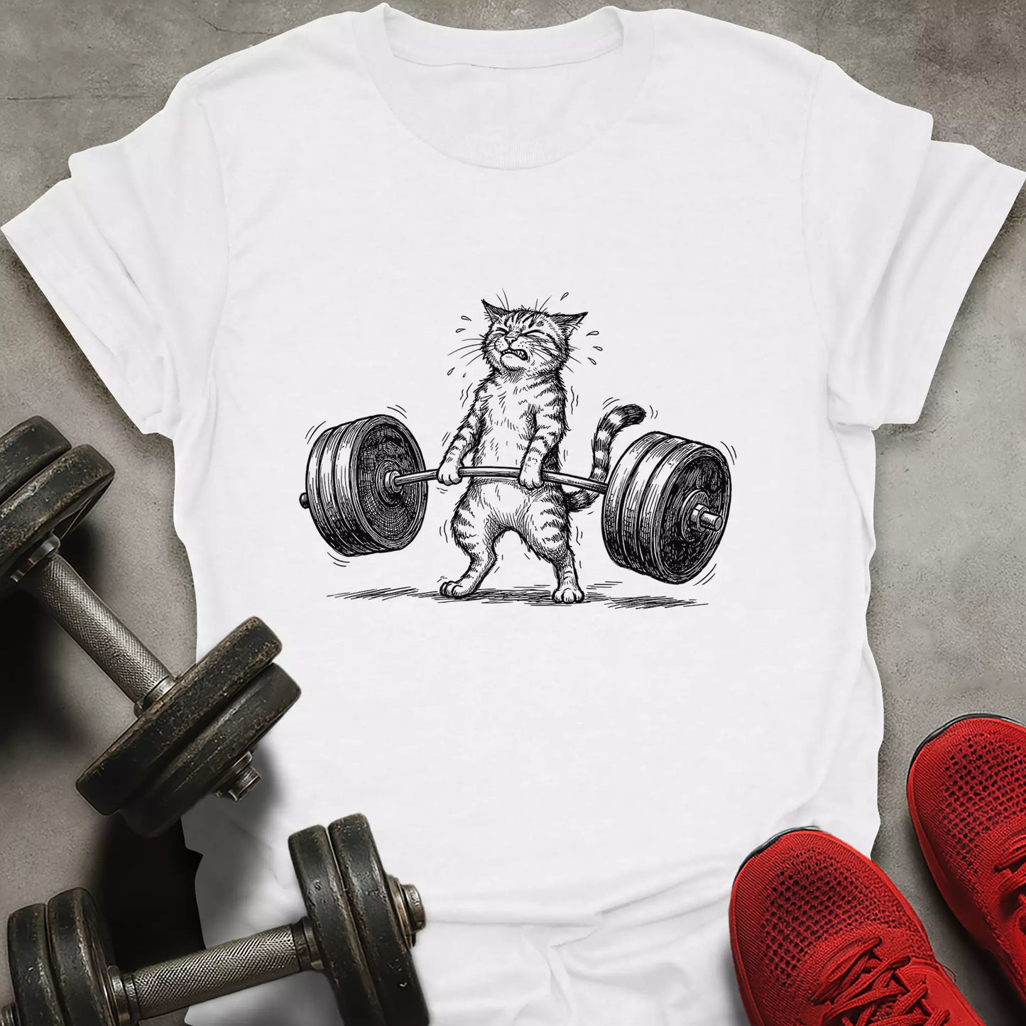 Cat Lifting T-Shirt